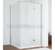 Душевой уголок Vegas Glass AFP-Fis 110 08 10 R профиль глянцевый хром, стекло сатин