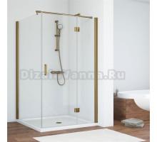 Душевой уголок Vegas Glass AFP-Fis 110 05 01 R профиль бронза, стекло прозрачное