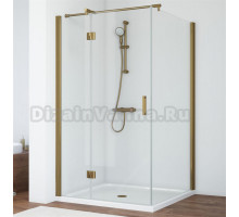 Душевой уголок Vegas Glass AFP-Fis 110 05 01 L профиль бронза, стекло прозрачное
