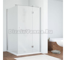 Душевой уголок Vegas Glass AFP-Fis 120 08 10 R профиль глянцевый хром, стекло сатин