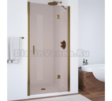 Душевая дверь в нишу Vegas Glass AFP 110 05 05 R профиль бронза, стекло бронза