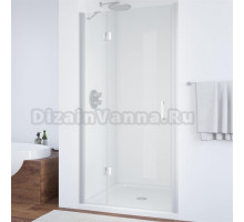 Душевая дверь в нишу Vegas Glass AFP 120 07 01 L профиль матовый хром, стекло прозрачное