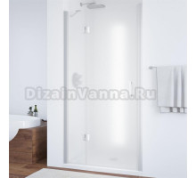 Душевая дверь в нишу Vegas Glass AFP 120 07 10 L профиль матовый хром, стекло сатин