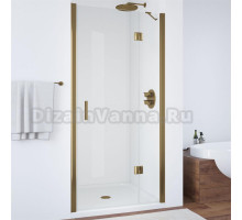 Душевая дверь в нишу Vegas Glass AFP 120 05 01 R профиль бронза, стекло прозрачное