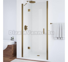 Душевая дверь в нишу Vegas Glass AFP 120 05 01 L профиль бронза, стекло прозрачное