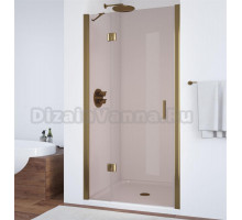 Душевая дверь в нишу Vegas Glass AFP 120 05 05 L профиль бронза, стекло бронза