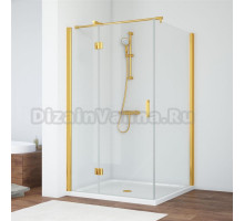 Душевой уголок Vegas Glass AFP-Fis 120 09 01 L профиль золото, стекло прозрачное