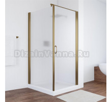 Душевой уголок Vegas Glass EP-Fis 80*100 05 10 R профиль бронза, стекло сатин