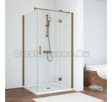 Душевой уголок Vegas Glass AFP-Fis 90*80 05 01 R профиль бронза, стекло прозрачное