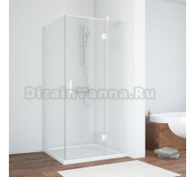 Душевой уголок Vegas Glass AFP-Fis 90*70 01 01 R профиль белый, стекло прозрачное
