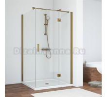 Душевой уголок Vegas Glass AFP-Fis 100*80 05 01 R профиль бронза, стекло прозрачное