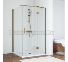 Душевой уголок Vegas Glass AFP-Fis 100*90 05 01 L профиль бронза, стекло прозрачное