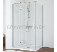 Душевой уголок Vegas Glass AFP-Fis 110*70 08 01 L профиль глянцевый хром, стекло прозрачное