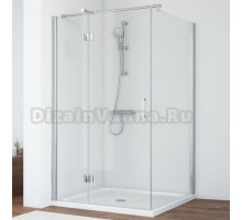 Душевой уголок Vegas Glass AFP-Fis 110*90 08 01 L профиль глянцевый хром, стекло прозрачное