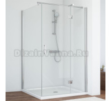 Душевой уголок Vegas Glass AFP-Fis 110*90 08 01 R профиль глянцевый хром, стекло прозрачное