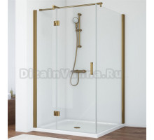 Душевой уголок Vegas Glass AFP-Fis 110*90 05 01 L профиль бронза, стекло прозрачное
