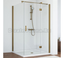 Душевой уголок Vegas Glass AFP-Fis 110*90 05 01 R профиль бронза, стекло прозрачное