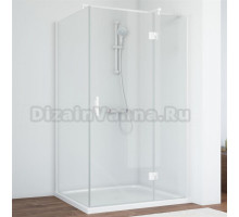 Душевой уголок Vegas Glass AFP-Fis 120*80 01 01 R профиль белый, стекло прозрачное