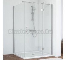 Душевой уголок Vegas Glass AFP-Fis 120*90 08 01 R профиль глянцевый хром, стекло прозрачное
