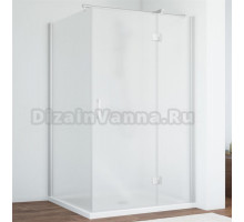 Душевой уголок Vegas Glass AFP-Fis 120*90 07 10 R профиль матовый хром, стекло сатин