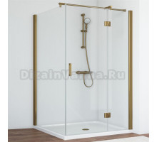 Душевой уголок Vegas Glass AFP-Fis 120*100 05 01 R профиль бронза, стекло прозрачное