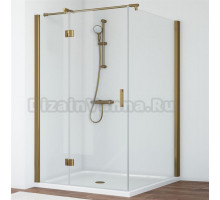 Душевой уголок Vegas Glass AFP-Fis 120*110 05 01 L профиль бронза, стекло прозрачное