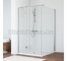 Душевой уголок Vegas Glass AFP-Fis 100*110 08 01 L профиль глянцевый хром, стекло прозрачное