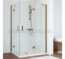 Душевой уголок Vegas Glass AFA-F 110*80 05 01 R профиль бронза, стекло прозрачное