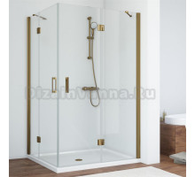 Душевой уголок Vegas Glass AFA-F 110*90 05 01 R профиль бронза, стекло прозрачное