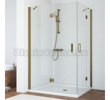 Душевой уголок Vegas Glass AFA-F 120*80 05 01 L профиль бронза, стекло прозрачное