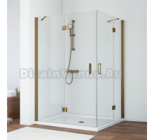 Душевой уголок Vegas Glass AFA-F 120*110 05 01 L профиль бронза, стекло прозрачное