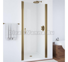 Душевая дверь в нишу Vegas Glass EP 65 05 01 профиль бронза, стекло прозрачное