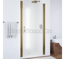 Душевая дверь в нишу Vegas Glass EP 65 05 10 профиль бронза, стекло сатин