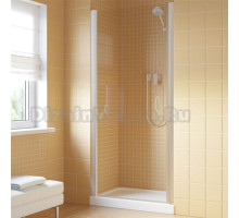 Душевая дверь в нишу Vegas Glass EP Lux 65 07 01 L профиль матовый хром, стекло прозрачное