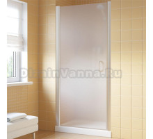 Душевая дверь в нишу Vegas Glass EP Lux 70 07 10 L профиль матовый хром, стекло сатин