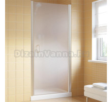 Душевая дверь в нишу Vegas Glass EP Lux 70 07 10 R профиль матовый хром, стекло сатин