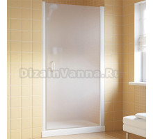 Душевая дверь в нишу Vegas Glass EP Lux 85 01 10 R профиль белый, стекло сатин