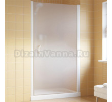 Душевая дверь в нишу Vegas Glass EP Lux 95 01 10 R профиль белый, стекло сатин