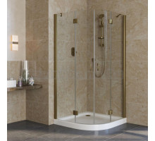 Душевой уголок Vegas Glass AFS Lux 0100 05 01 профиль бронза, стекло прозрачное