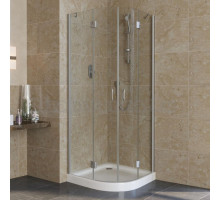 Душевой уголок Vegas Glass AFS Lux 80 07 01 профиль матовый хром, стекло прозрачное