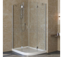 Душевой уголок Vegas Glass AFS-F Lux 120*90 07 01 L профиль матовый хром, стекло прозрачное