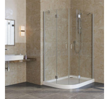 Душевой уголок Vegas Glass AFS-F Lux 120*90 07 01 R профиль матовый хром, стекло прозрачное