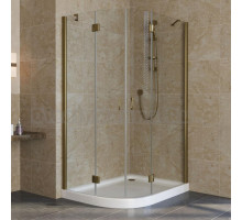 Душевой уголок Vegas Glass AFS-F Lux 120*90 05 01 R профиль бронза, стекло прозрачное
