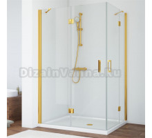 Душевой уголок Vegas Glass AFA-F 120*90 09 01 L профиль золото, стекло прозрачное
