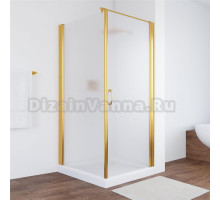 Душевой уголок Vegas Glass EP-Fis 80*100 09 10 R профиль золото, стекло сатин