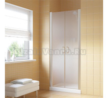 Душевая дверь в нишу Vegas Glass E2P LUX 90 07 10 профиль матовый хром, стекло сатин