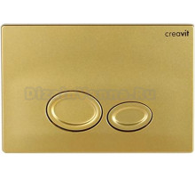 Кнопка смыва Creavit Drop GP2006.00 золото матовое