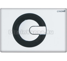 Кнопка смыва Creavit Power GP5001.02 бело-черная