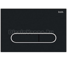 Кнопка смыва Iddis Unifix UNI71MBi77 черная матовая