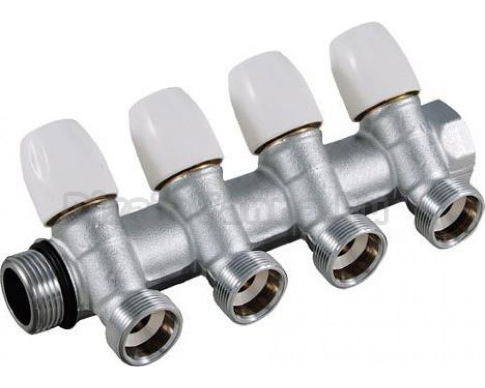 Tiemme коллектор 3/4* 5 вых, с регулировочными вентилями,никель. Коллектор нв 3/4" с кранами никелированный uni-fitt 2 выхода 1/2"н 40мм. Tiemme totem. Tiemme 3500143. Tiemme logo.